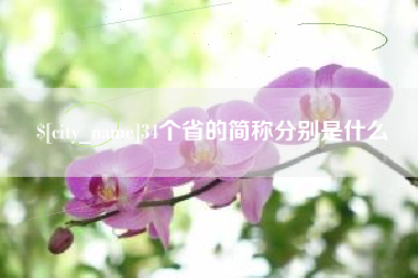 漳浦34个省的简称分别是什么