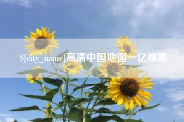 漳浦高清中国地图一亿像素