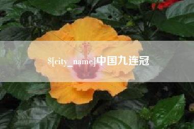 漳浦中国九连冠