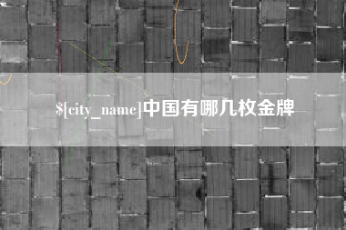 漳浦中国有哪几枚金牌