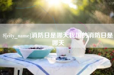 漳浦消防日是哪天我国的消防日是哪天