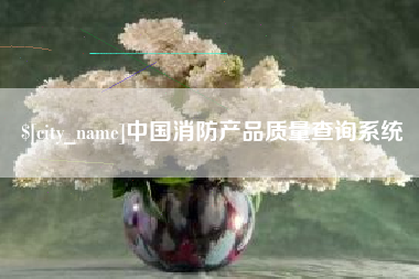 漳浦中国消防产品质量查询系统