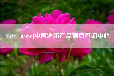 漳浦中国消防产品信息查询中心