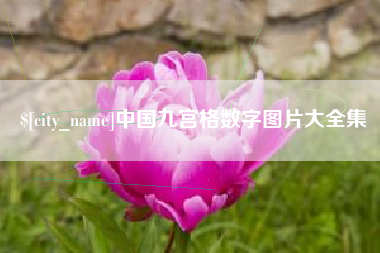 漳浦中国九宫格数字图片大全集