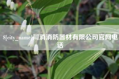 漳浦川消消防器材有限公司官网电话