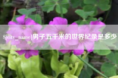 漳浦男子五千米的世界纪录是多少