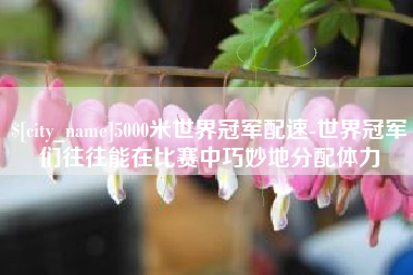 漳浦5000米世界冠军配速-世界冠军们往往能在比赛中巧妙地分配体力