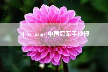 漳浦中国冠军手抄报