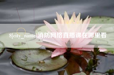 漳浦消防网络直播课在哪里看