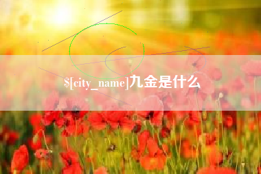 漳浦九金是什么