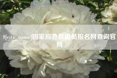 漳浦国家应急救援员报名网查询官网