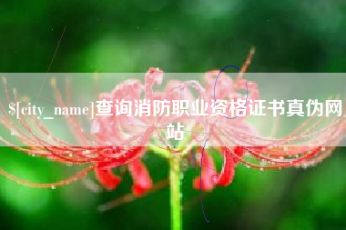 漳浦查询消防职业资格证书真伪网站