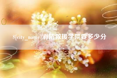 漳浦消防救援学院要多少分